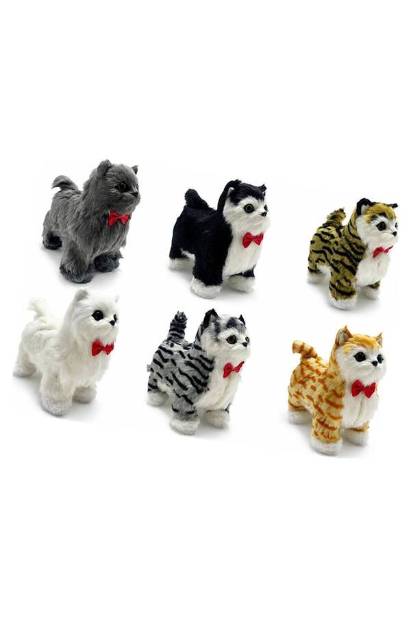 Evi̇mdeyokyok Sesli̇ Hareketli̇ Yürüyen Peluş Kedi̇ Alk3389