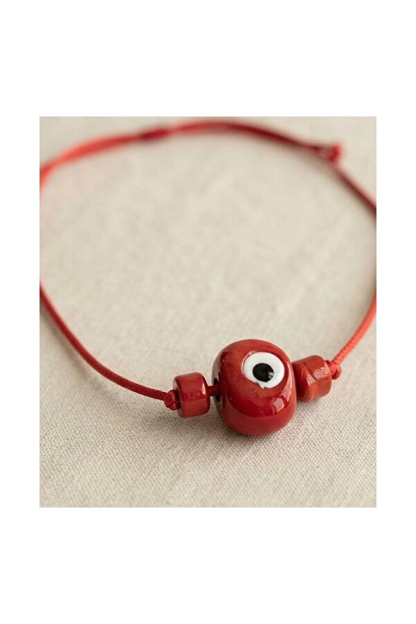 Evi̇mdeyokyok Handmade Bohem Kırmızı Nazar Kolye Tj-Bko11202