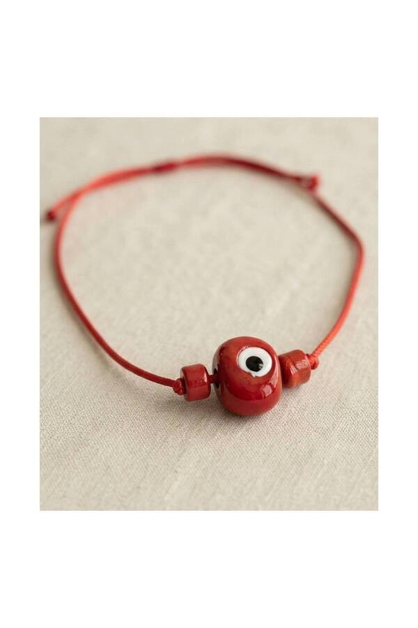 Evi̇mdeyokyok Handmade Bohem Kırmızı Nazar Kolye Tj-Bko11202