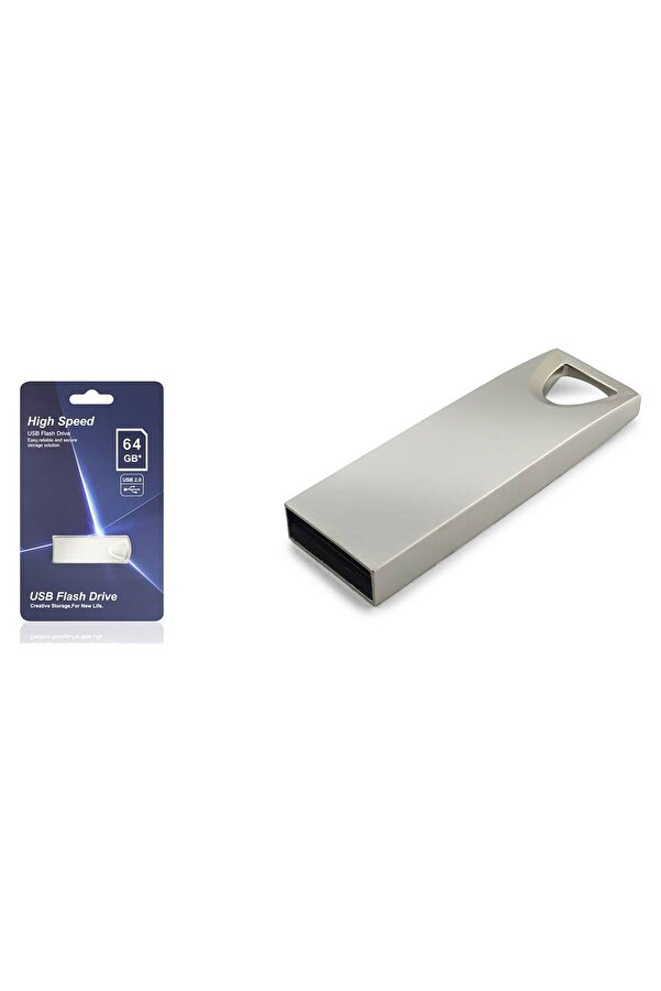 Evi̇mdeyokyok 64M 64 Gb Usb 2.0 Metal Gövde Flash Bellek
