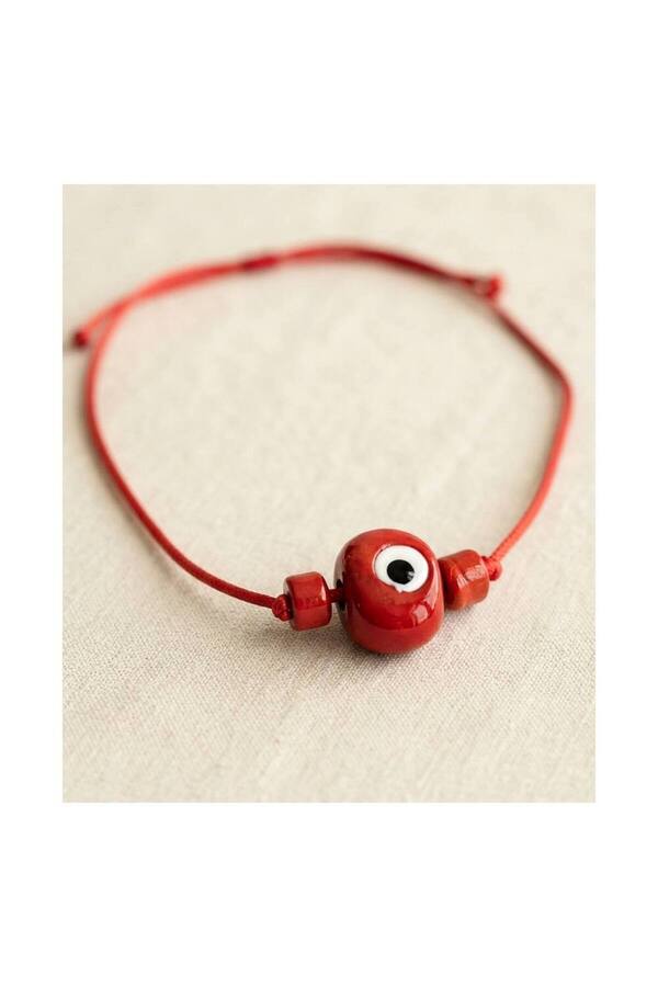 Evi̇mdeyokyok Handmade Bohem Kırmızı Nazar Kolye Tj-Bko11202