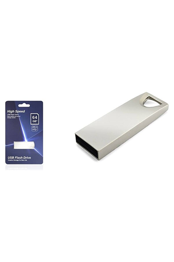 Evi̇mdeyokyok 64M 64 Gb Usb 2.0 Metal Gövde Flash Bellek