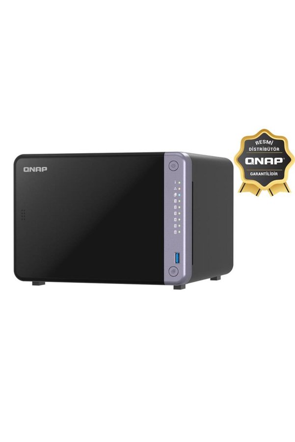 Qnap TS-632X04 4GB 8TB+8TB 6x3.5" Disk Yuvalı NAS Server