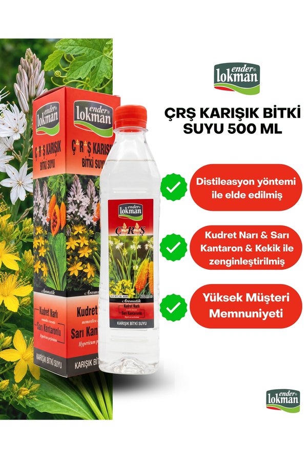 Ender Lokman Çiriş Köklü Kudret Narlı Karışık Bitki Suyu 500 ml