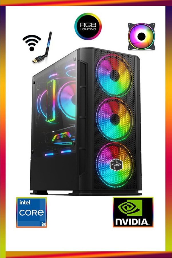 Gamx i7 870 Işlemci 16 GB RAM 256 GB SSD GT 73O Ekran Kartı Oyuncu Kasa