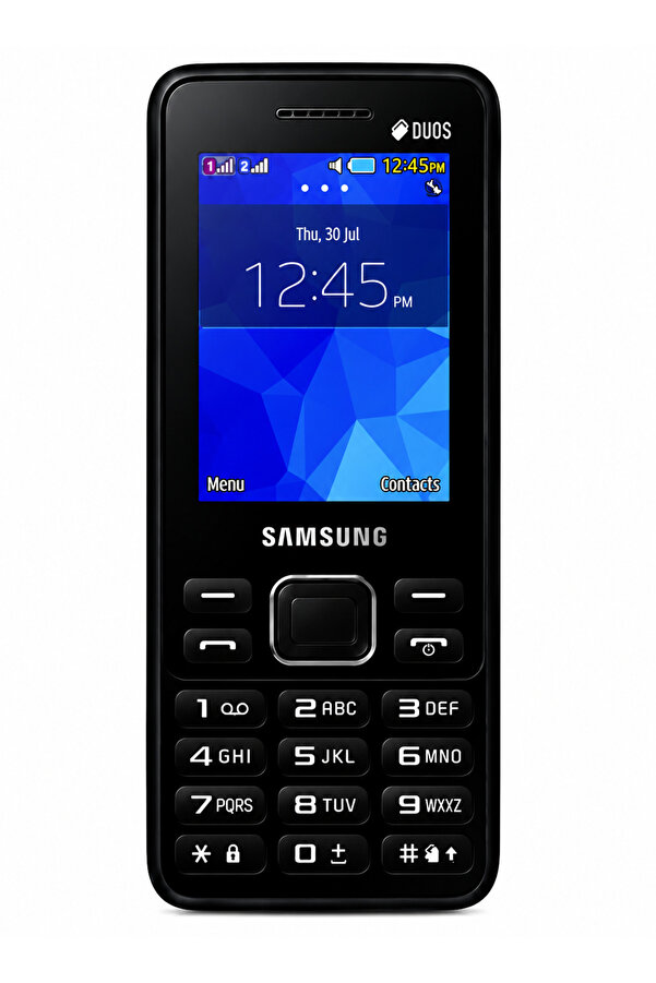 Genel Markalar Tuşlu Telefon Çift Hatlı 350E 2.4" Geniş Ekran 1200 mAh Yüksek Ses Black