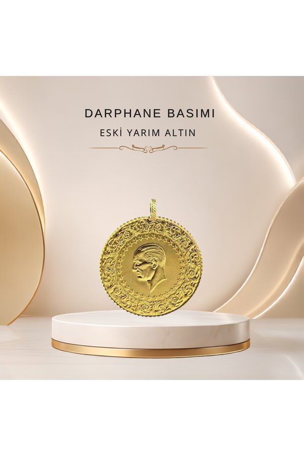 Victoria 1 Adet Yarım Altın -Eski Tarihli Kulplu