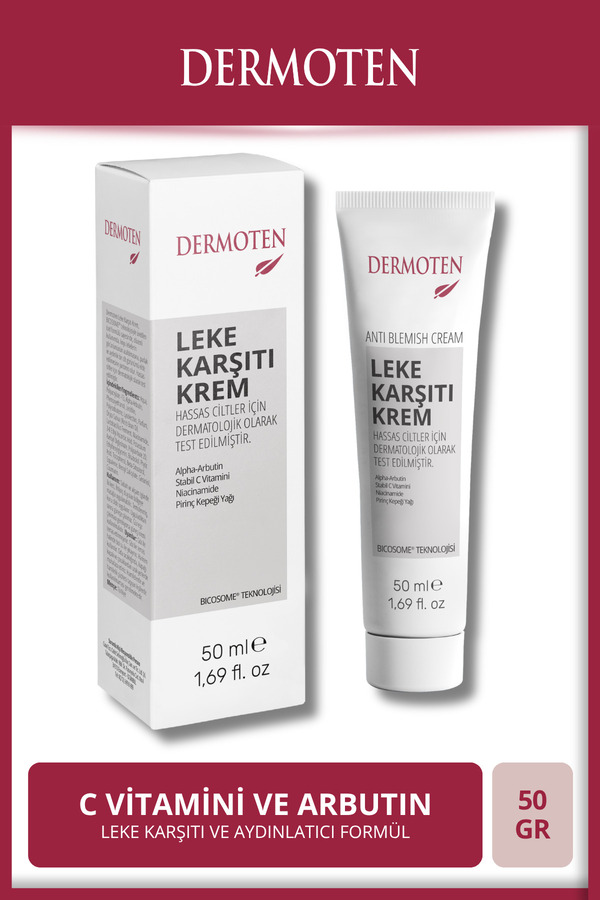 Dermoten Cilt Beyazlatıcı Aydınlatıcı Leke Karşıtı Bakım Kremi - bicosome