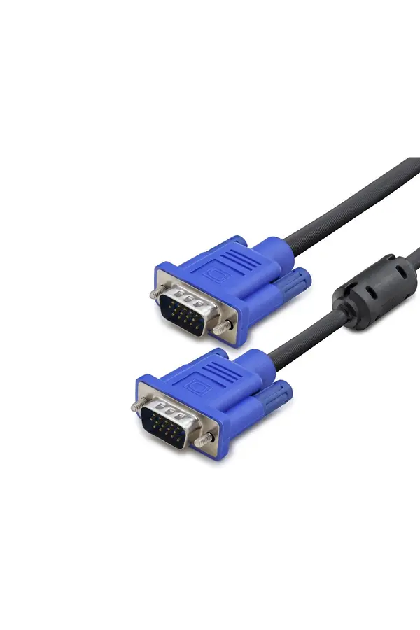 Evi̇mdeyokyok Vga Kablo Od 7.3 Mm 15 M Si̇yah Mavi̇ Hdx7785