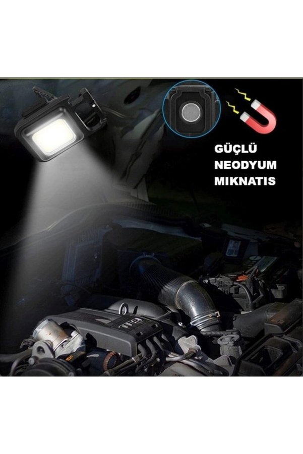 Eco Port Led Işıklı Flash Özellikli 4 Modlu Anahtarlık El Feneri