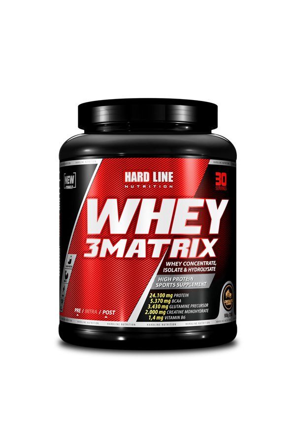 Hardline Nutrition Whey 3 Matrix 908 gr Çikolata Aromalı Protein Tozu