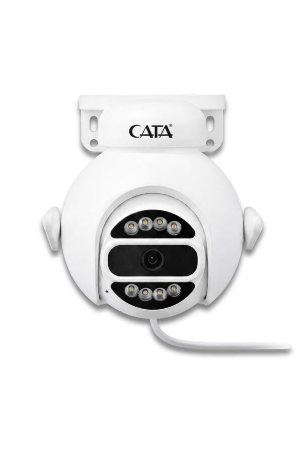 Cata CT-4051 Akıllı Dış Mekan 360° WiFi Güvenlik Kamerası 3MP Full HD Gece Görüşlü Ses ve Hareket Al