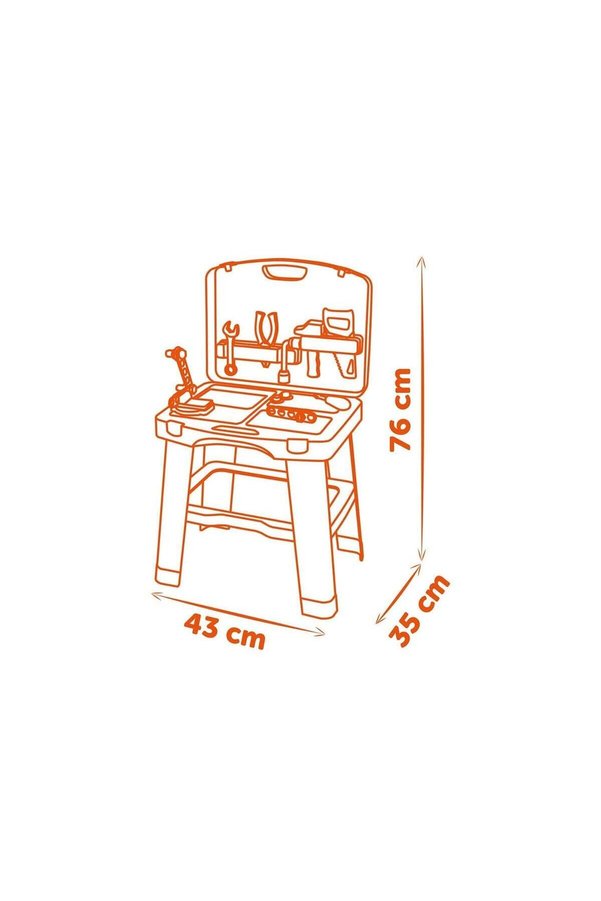 Ethab Ticaret 7600360734 B+D Bricolo Smart Workbench - 1 Adet