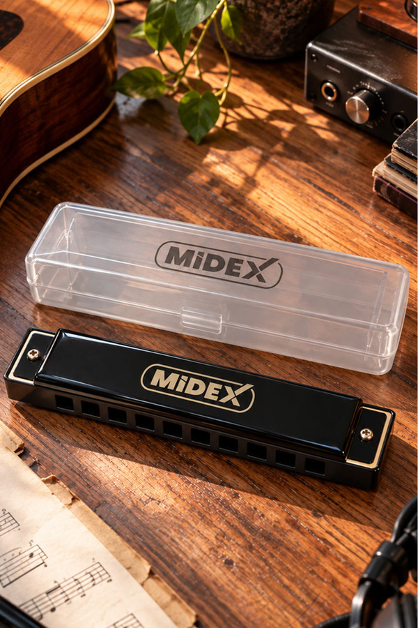 Midex Hn-10bk Siyah Örf Aletleri 10 Delikli Mızıka Do
