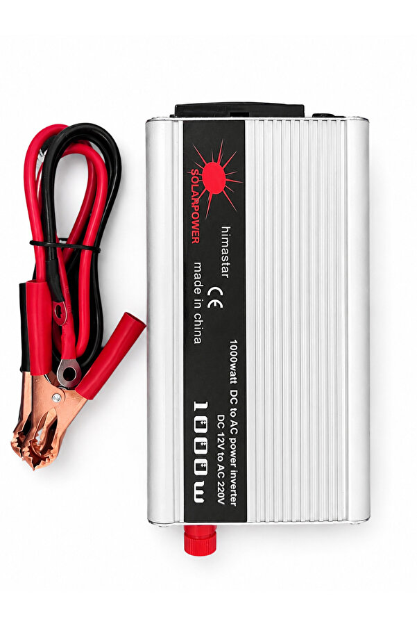 Lutesya Araç Aküsünden Güvenli̇ Elektri̇k Sağlayan 1000 Watt İnverter