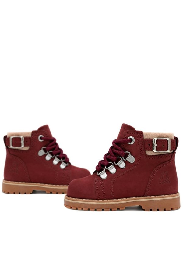 Ortopedikal Rakerplus Griffon 8028-Bor1 Bordo % 100 Deri Fermuarlı Kız Bebek Çocuk Bot