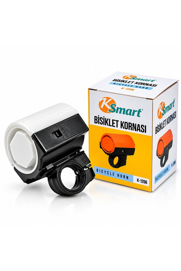 Go İthalat Bisiklet Kornası - Zil 2Xaa Pilli Güçlü - Yüksek Ses K-1206 () Glbl-Stl57839