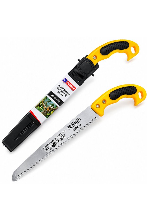 Go İthalat 12 Adet Plastik Saplı Kılıflı Orta Diş Budama Testeresi 300Mm () Glbl-Stl57839