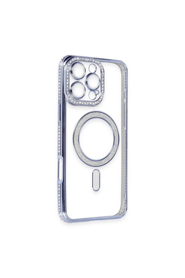 Ethab Ticaret Glb-Stl41414 Samsung Galaxy A37 5G Loji Magsafe Kapak - Mavi