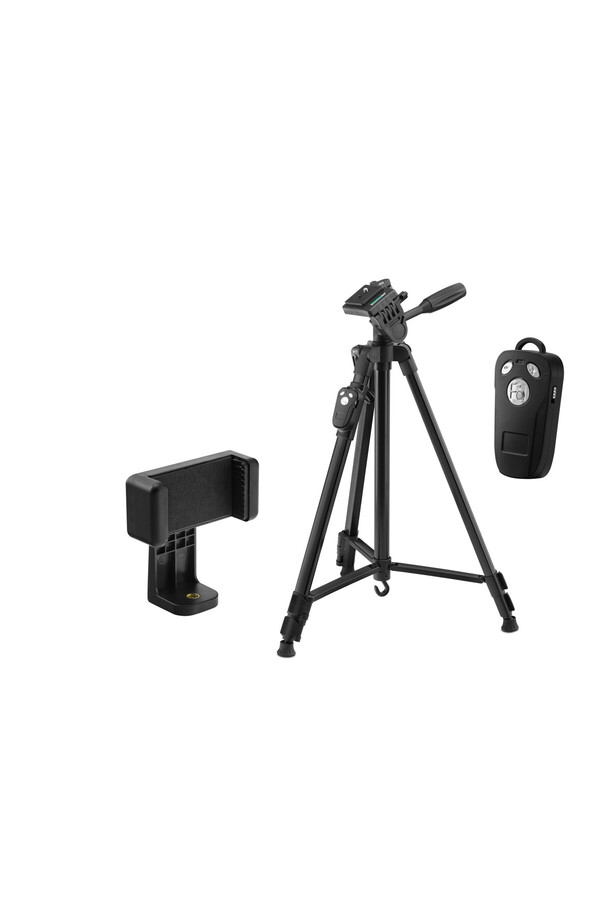 Evimdeyokyok Telefon Tripodu Ayarlanabilir Kollu Bluetooth Kumandalı 140 Cm Siyah Hdx3388
