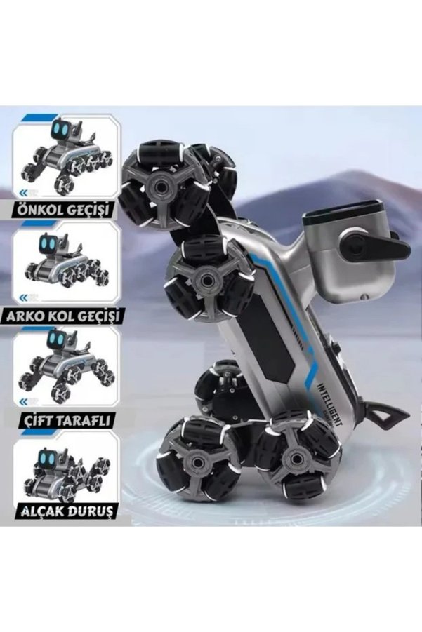 Ethab Ticaret Glbl-Tstil4136 Akıllı Robot Köpek Oyuncak - Çok Yönlü Hareket Özelliği - Uzaktan Kumanda Kontrolü -