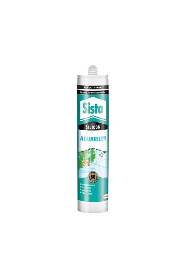 Si̇sta Akvaryum Si̇li̇konu Si̇yah 310Ml