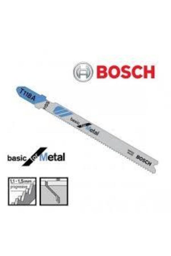 Bosch T118a Metal Dekupaj Testere Bıçağı Yedeği Ağzı 1 Adet