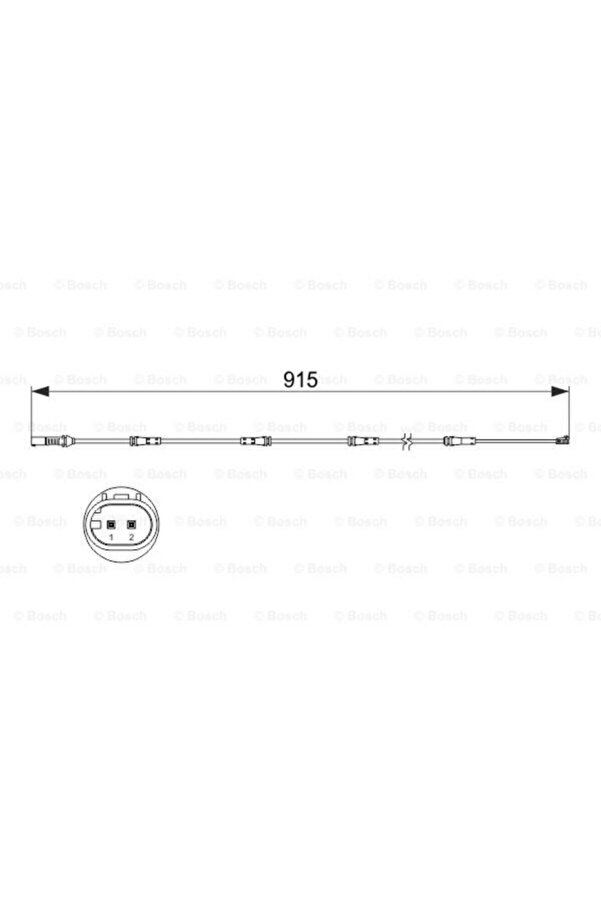 1987473509 Balata Ikaz Kablosu 915Mm Arka Bmw F10 F18 F12 F13
