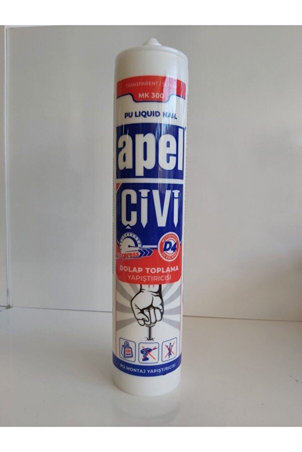 Mitre Apel Sıvı Çivi Montaj Kit Çok Güçlü Yapıştırıcı 300 gr Şeffaf