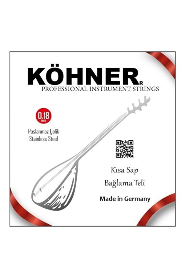 Köhner Kısa Sap / Bağlama Teli̇