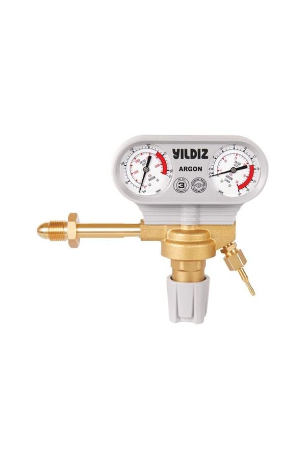 Yıldız Gaz Armatürleri 5350SV Basınç Düşürücü CO2 - (Gaz Açma Kapama Vanalı )