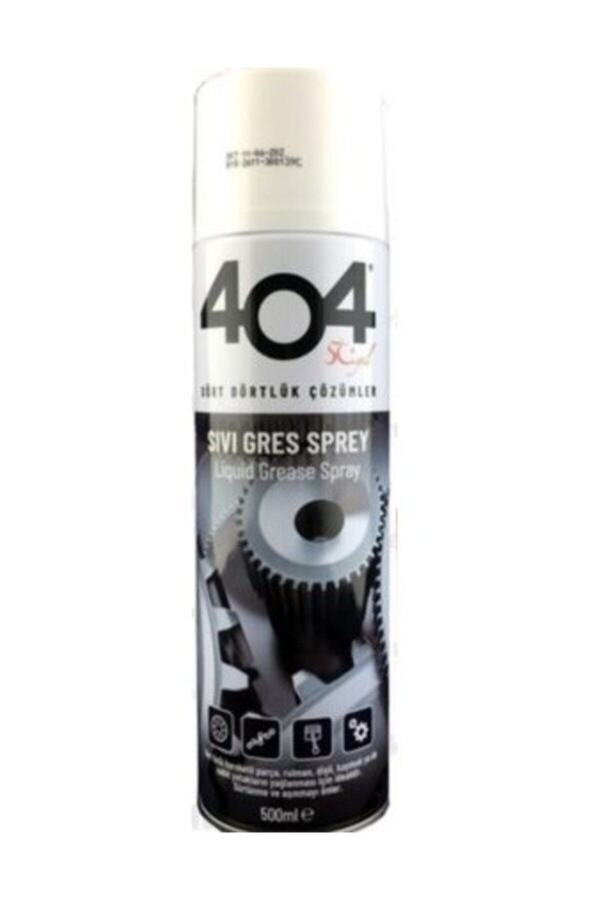 404 Sıvı Gres Yağı Sprey 500 Ml. Zi̇nci̇r Yağlayıcı Oto Bi̇si̇klet Motosi̇klet 5 Adet