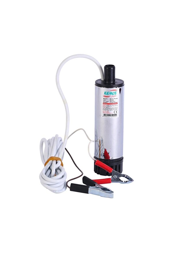 Kemos Di̇cle Krom 12V Dalgıç Mazot Ve Sıvı Aktarım Pompası