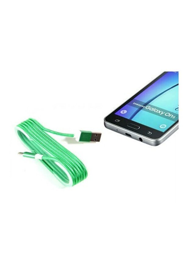 Cmk Toner Mi̇cro Usb Uyumlu Androi̇d Telefonlarla Uyumlu Hasır Şarj Ve Data Kablosu