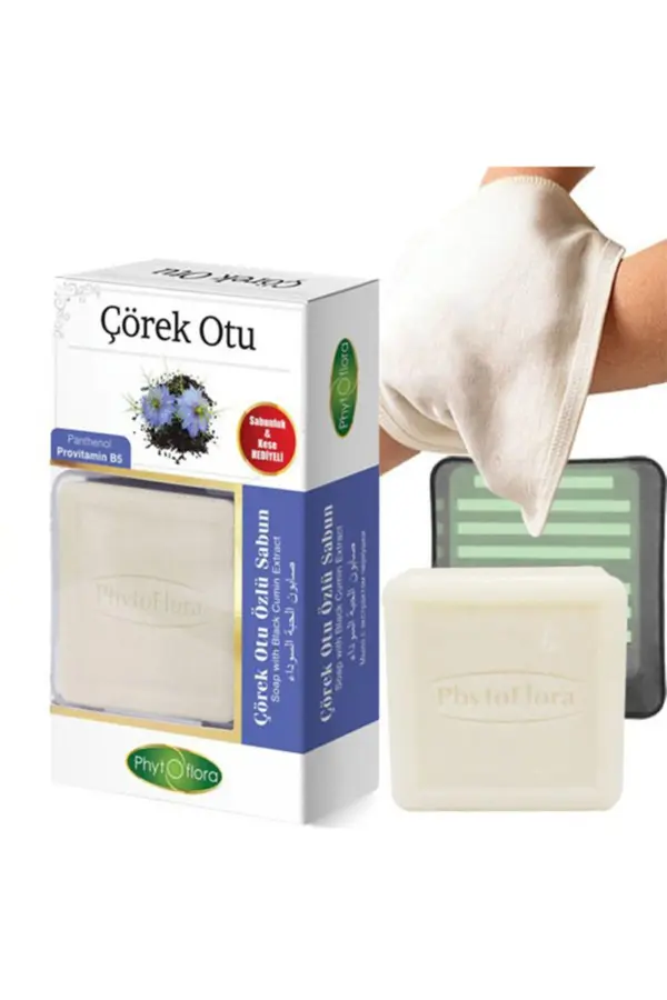 Çörekotu Özlü Sabun 125G Kese Ve Sabunluk