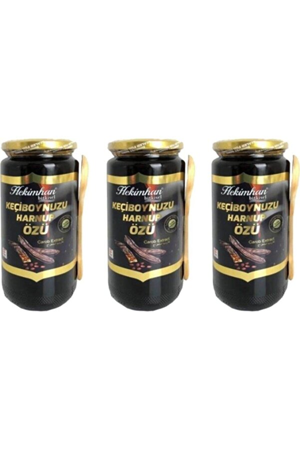 Keçi̇boynuzu Keçi̇ Boynuzu Özü Harnup Pekmezi̇ 3 Adet 640 Gr