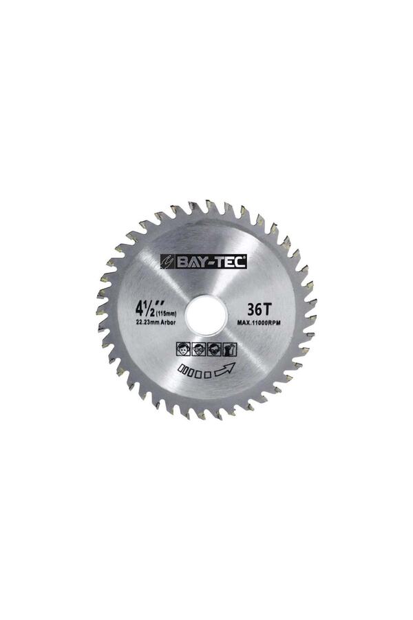 Elmas Ahşap Kesme Testeresi̇ Taşlama 115X22 Mm 36T