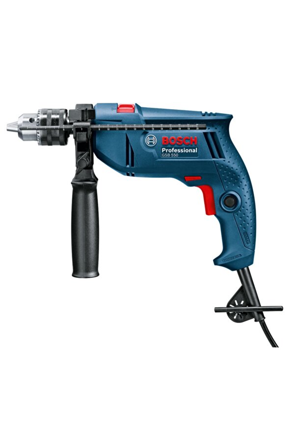 Bosch Gsb 550 Darbeli Matkap 500 Watt + 15 Parça Matkap Ucu Seti