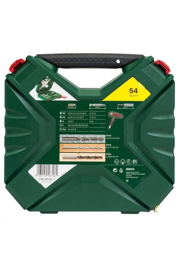 Bosch Gsb 550 Darbeli Matkap + 54 Parça Matkap Ucu Ve Vidalama Ucu Cırcır Tornavida Seti