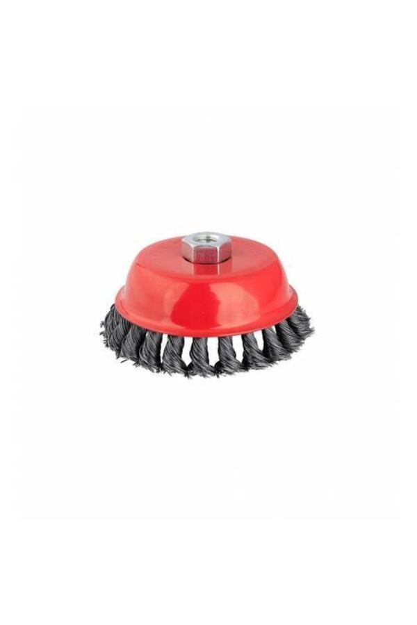 Çanak Tel Fırça Burgulu 65 Mm Gfb