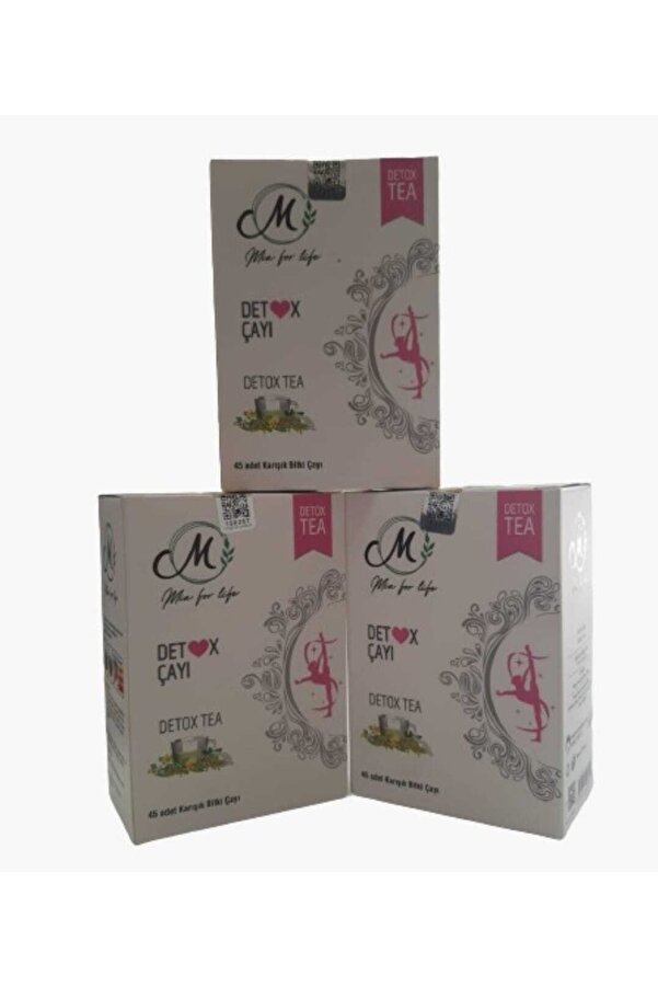 Detox Karışık Bi̇tki̇ Çayı 45 Süzen Poşet * 3 Adet (3 Aylık)