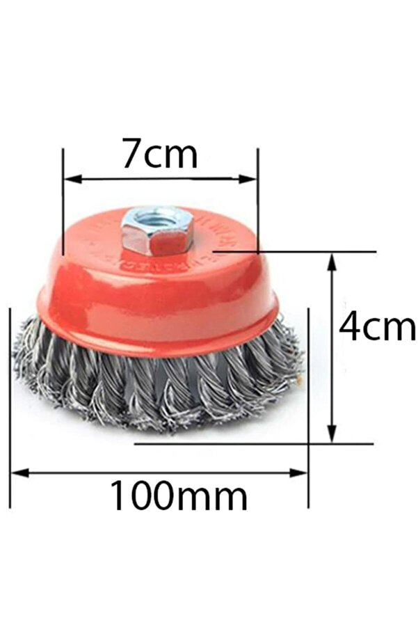 Ark Burgulu Çanak Fırça 65 mm