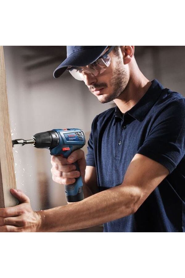 Bosch Gsr 120-li 2 Ah 12v Akülü Vidalama Şarjlı Matkap + 23 Parça Matkap Ve Vidalama Ucu Seti
