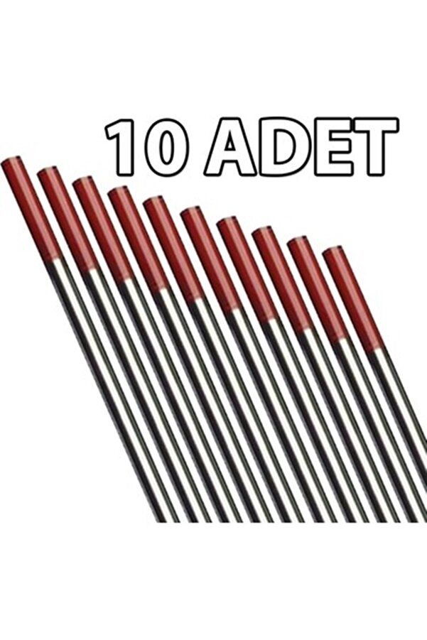 Steelweld Kırmızı Tungsten Argon Iğnesi̇ 2,00Mm (10 Lu Paket)