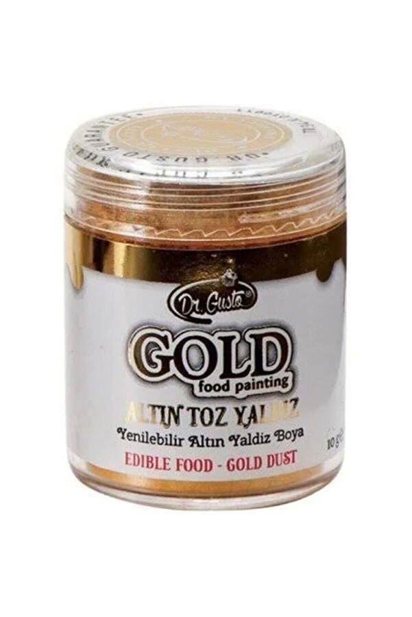 Yeni̇lebi̇li̇r Altın Metali̇k Toz Si̇m Boya 10 Gr