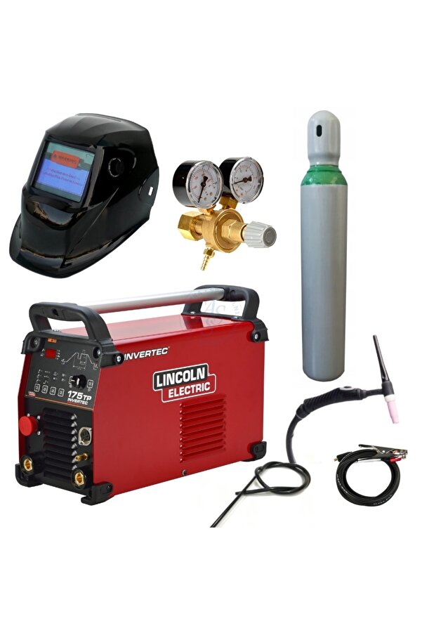 LİNCOLN ELECTRIC Invertec 175-tp Hava Soğutmalı Dc Pulse Argon Tıg Kaynak Makinesi Set
