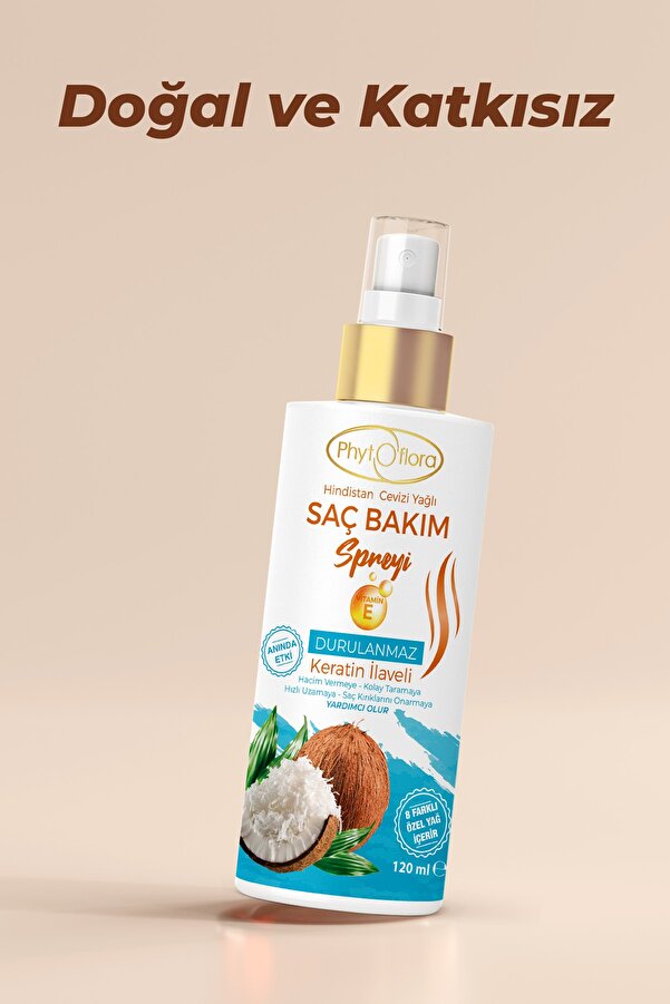 Yıpranmış Kuru Saçlar Içi̇n Kolay Tarama Spreyi̇ & Kırık Uç Onarıcı Saç Bakım Spreyi̇ 120 Ml