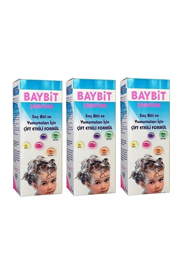 3 Adet Saç Bi̇ti̇ Ve Yumurtaları Içi̇n Şampuan 100Ml