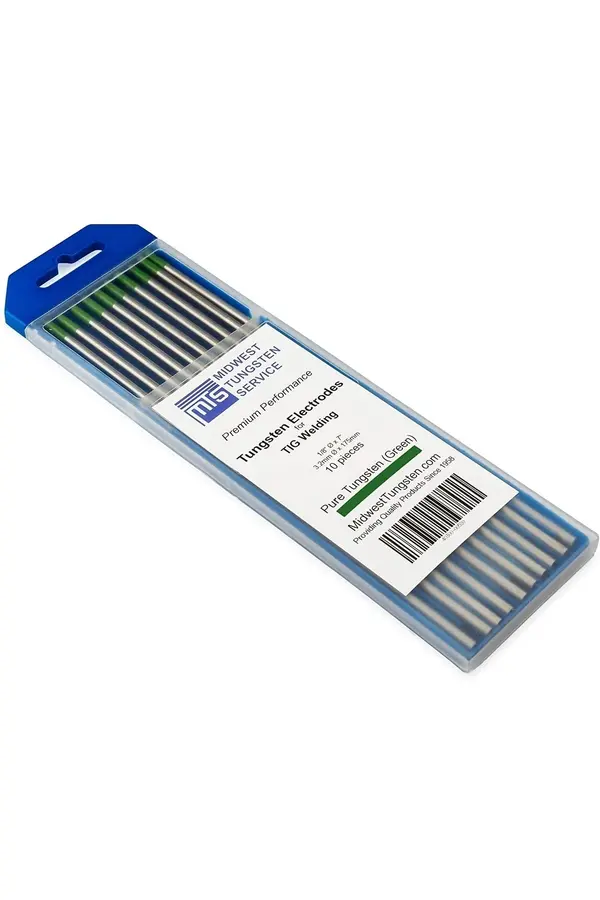 Steelweld Yeşil Tungsten Elektrod Argon Iğnesi 2.4x175 Mm - 10 Adet