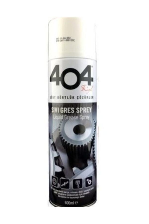 404 Sıvı Gres Yağı Sprey 500 Ml. Zi̇nci̇r Yağlayıcı Oto Bi̇si̇klet Motosi̇klet 10 Adet